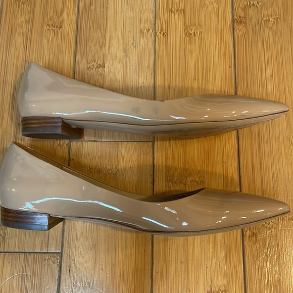 Via Spiga Patent Nude Flats - Picture 6 of 9